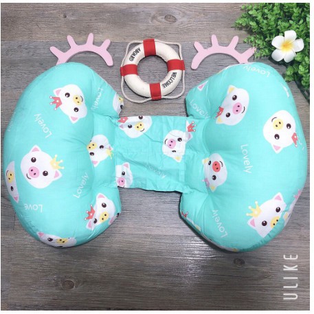 Gối chặn bầu cao cấp cho mẹ và bé 2 in 1