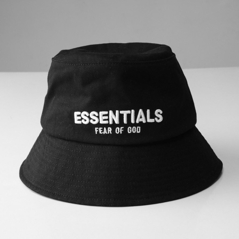 Nón bucket nam, mũ tai bèo in chữ ESSENTlALS phong cách đơn giản, chất siêu đẹp