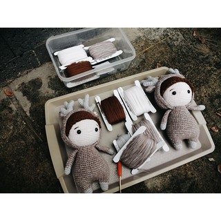 [CÓ CHART TIẾNG VIỆT ĐI KÈM] SET SỢI MÓC EM BÉ TUẦN LỘC