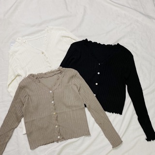 Áo len mỏng cài cúc 061