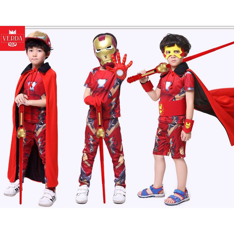 Kiếm siêu nhân cây gậy đèn đồ chơi ánh sáng âm thanh bé cosplay superman captain iron man spider man batman nhện trẻ em