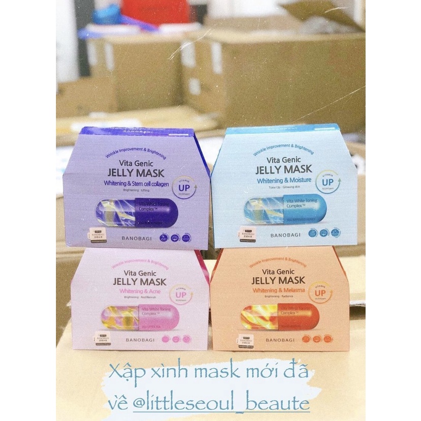 Mặt Nạ Bổ Sung Vitamin BANOBAGI Stem Cell Jelly Mask Mẫu Mới