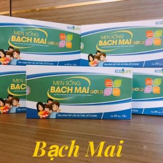 2 hộp men sống Bạch Mai Gold mới nhất
