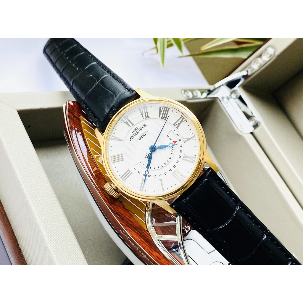 Đồng Hồ Nam THOMAS EARNSHAW ES-8077-03 Chính Hãng Tặng Dây Da Cao Cấp
