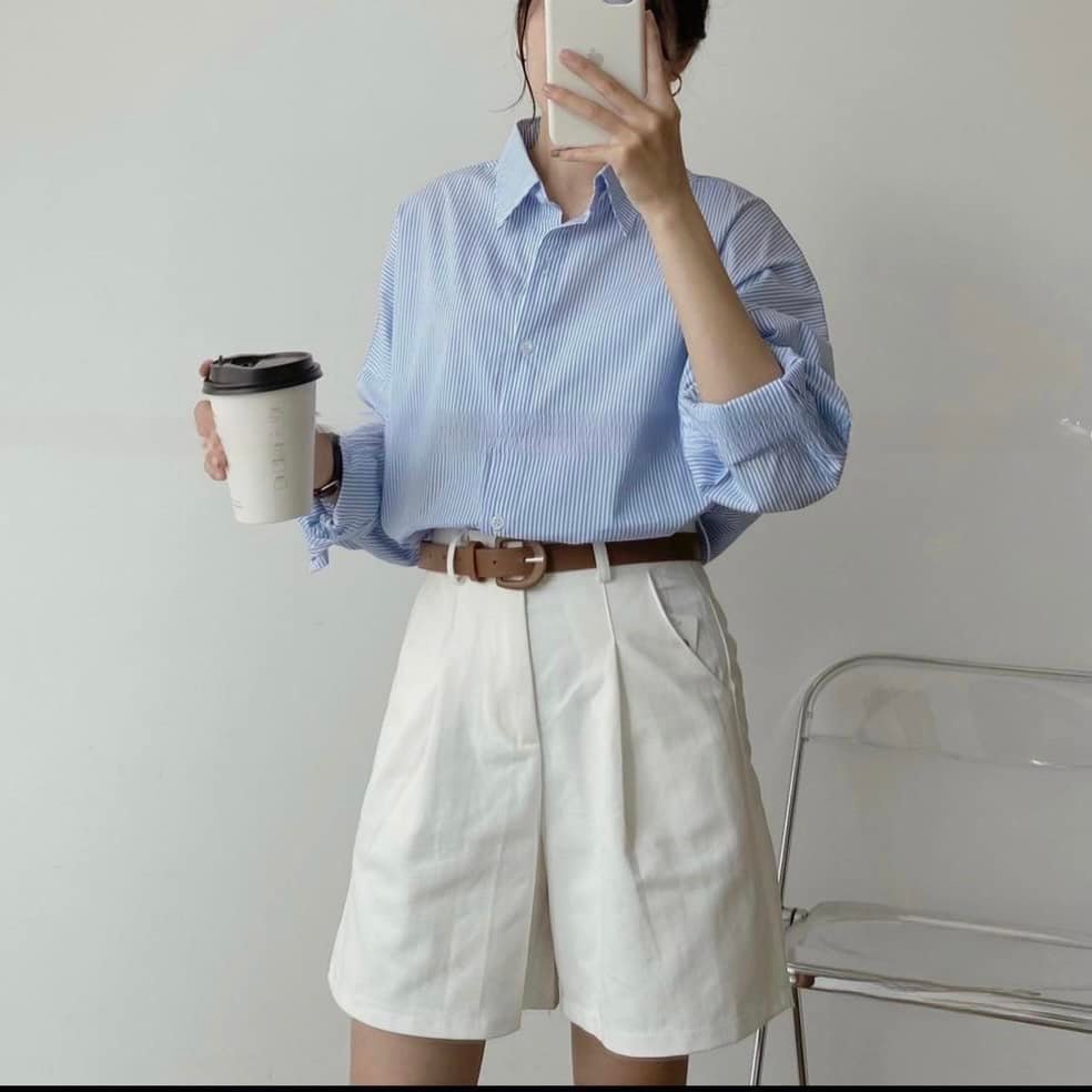 [CÓ SẴN-ẢNH THẬT] Quần short kèm belt