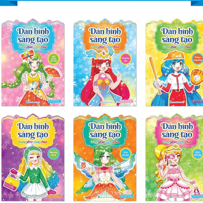 Tranh dán sticker Công chúa ( 1 quyển)