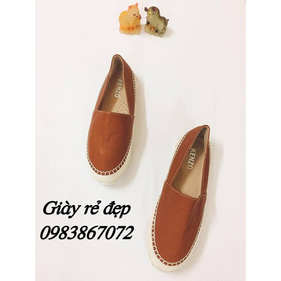 [FLASH SALES] Giày Slipon Nữ Da Mềm In Hình Chìm Phối Màu Tinh Tế Hit Hot Êm Chân | Thời trang đẹp rẻ | BigBuy360 - bigbuy360.vn