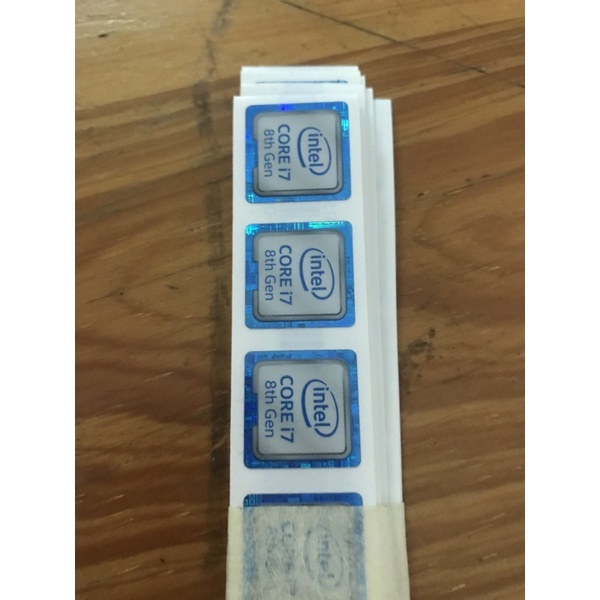 Tem trang trí laptop cpu i7