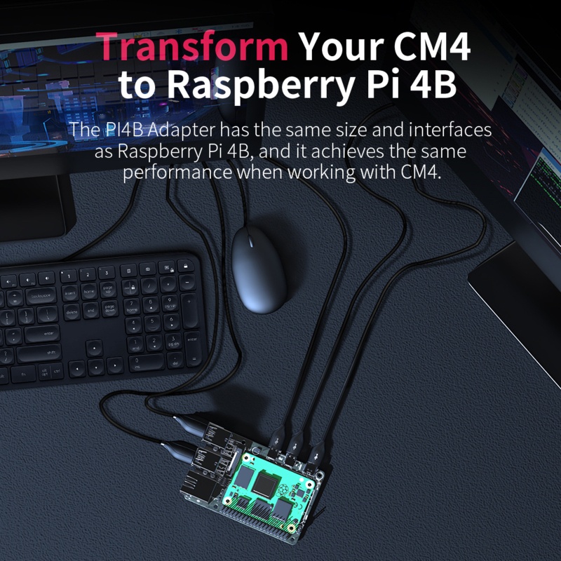 Bảng Mạch Chuyển Đổi Bigtreetechbt PI4B Hỗ Trợ CM4 Add Bạch Tuộcv1.0 Cho Máy In 3D