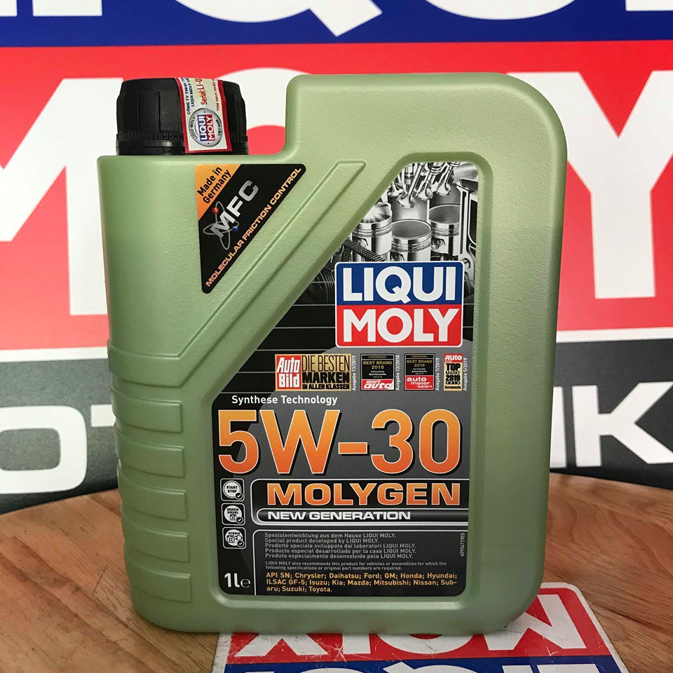 Combo Nhớt Liqui Moly Molygen 5W-30 &amp; Láp Gear 80w90 (150ml)