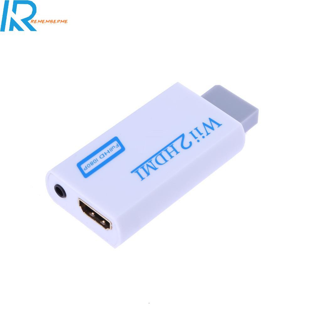 Bộ Chuyển Đổi Âm Thanh Từ Wii Sang Hdmi-Compatible Hỗ Trợ 720p 1080p 3.5mm Cho Hdtv Wii2