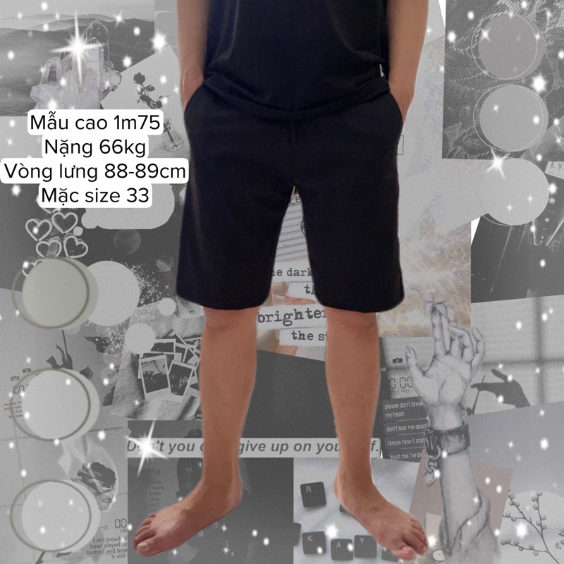 Quần short lửng tây âu lưng cứng nam vải mịn co giãn Bigsize < 120kg