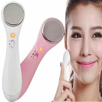 Máy Massage Mặt Bằng Ion Dưỡng Trắng Da, dùng pin cemos CR2032