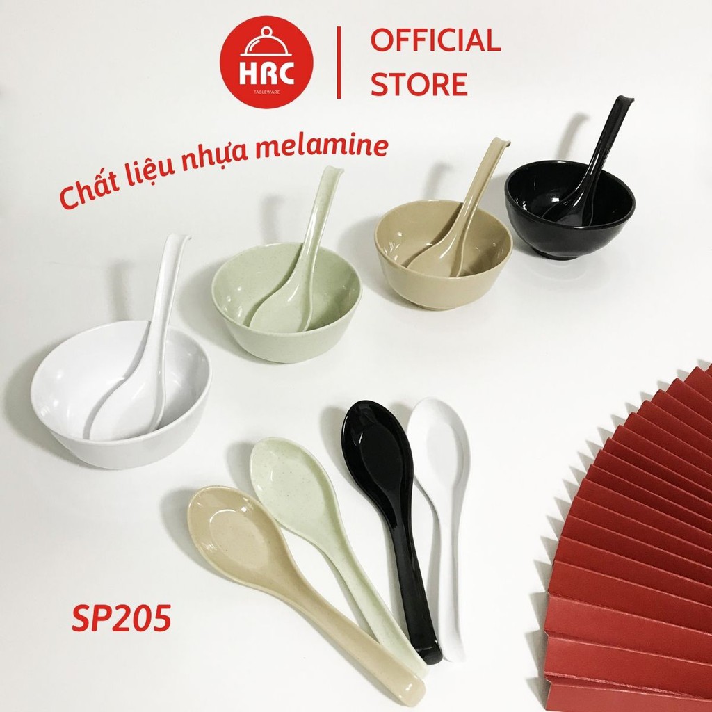 Muỗng Nhựa Ăn Cơm Ăn Canh Hàng Thái Lan [GIÁ RẺ] Thìa Nhựa Melamine Superware cao cấp