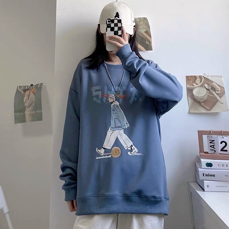 Áo Hoodie Nữ, Áo Hootdie Nam Nữ Swt Boy Bóng Rổ Chữ Hàn Form Rộng Tay Bồng 4 Màu Hót Hít | BigBuy360 - bigbuy360.vn