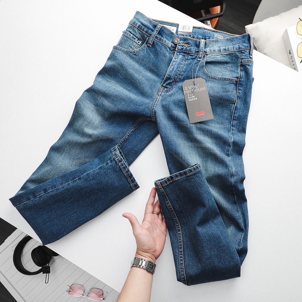 Quần jeans nam LEVIS 512 ống đứng hàng chuẩn đẹp | LA STORE MENSWEAR