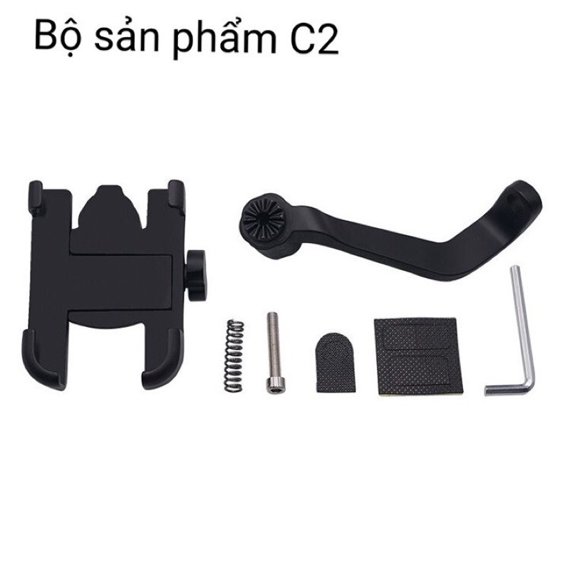 KẸP ĐT C2 HỢP KIM GẮN XE MÁY ( CÓ LỤC GIAC ) | BigBuy360 - bigbuy360.vn