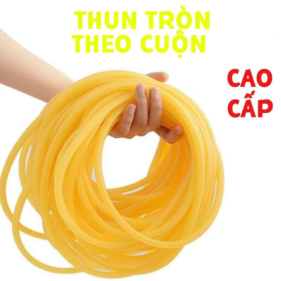 [GIÁ CHUẨN] Thun Tròn Làm Ná Cao Su - Ống Thun Cao Su Dùng Cho Ná Bắn Cá, Thun Tròn Ná Bắn Cá Chất Liệu Cao Cấp