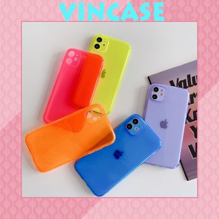 Ốp bảo vê camera Neon trong suốt 6s/6plus/6splus/7/8/7plus/8plus/x/xs/xs max/11/11promax Ốp iphone- Vincase