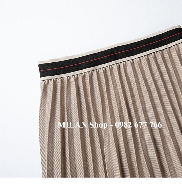 Chân váy xếp ly mặc 2 mặt kim sa mẫu mới. | BigBuy360 - bigbuy360.vn