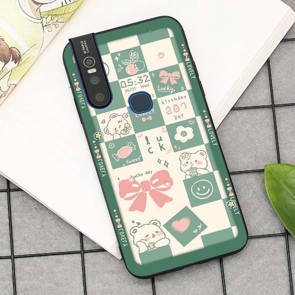 Ốp lưng Vivo V15 / V15 PRO in hình cao cấp mẫu kẻ caro,mikenbe@r siêu hot