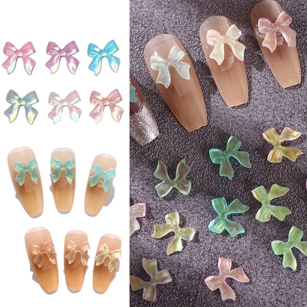 OCEANMAP 1 Hộp Phụ Kiện Trang Trí Móng Tay Nghệ Thuật