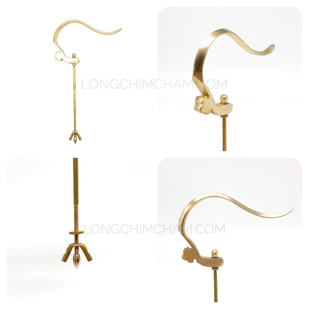 Móc treo chim size lớn - Móc đồng chống xoay