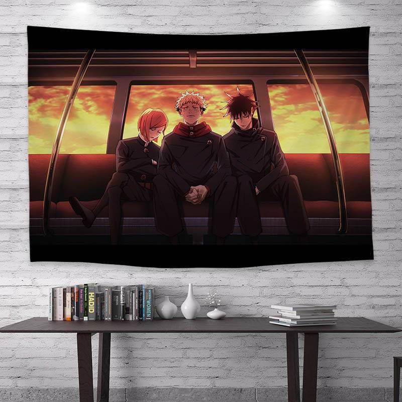 Tranh Vải Treo Tường Họa Tiết Anime jujutsu kaisen