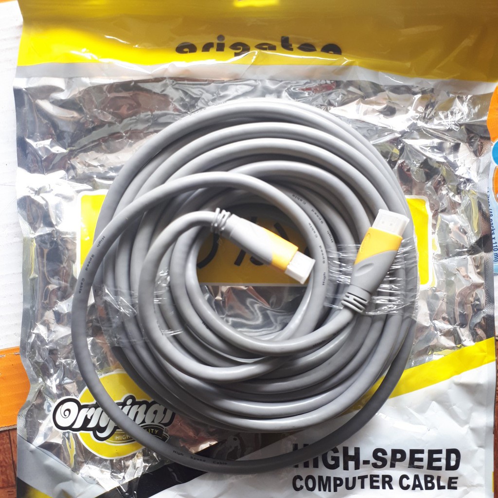 Cáp HDMI ARIGATO 1.5m lõi đồng HDTV 4K*2K (19+1) - Dây HDMI To HDMI tròn chuẩn FULL HD 1080p-sieuthipkgiare