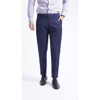 Quần Âu Nam Công Sở -  VENISCE - Màu Xanh Than Đậm, Chất Liệu Sợi Vải Cotton, Thoải Mái Vận Động