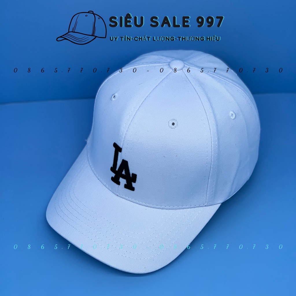 MŨ LƯỠI TRAI HOT TREND L-A CAO CẤP 4 MÀU FULL TEM MÁC M-LL-B VẢI DÀY LỚP UNISEX FORM ĐẸP NAM NỮ