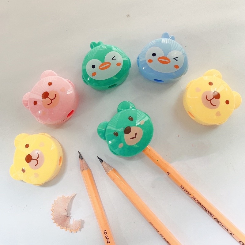 Gọt bút chì động vật dẹt siêu dễ thương