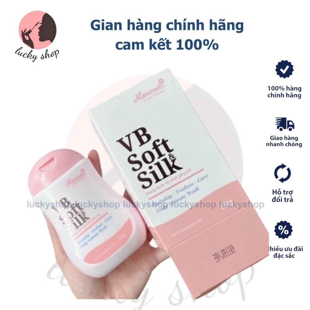 [ Chính Hãng ] dung Dịch Vệ Sinh Hana Soft Silk Hồng HANAYUKI mẫu mới