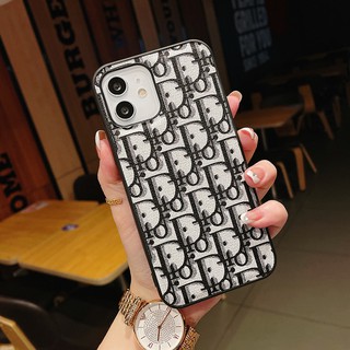 [ Xả lỗ ] Ốp da Canvas Logo DIOR  IP 12,12 pro,11 Promax ,11,11pro, XSMax, Xr ,7 Plus,8 Plus rẻ đẹp