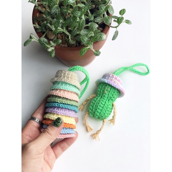 Bé đậu treo túi handmade