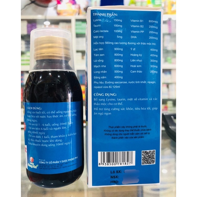 Siro Ăn Khoẻ Ngủ Ngon Thiên Phúc - 125ml