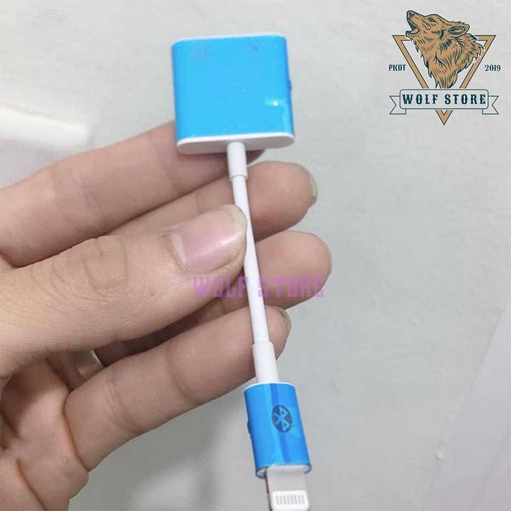 Jack chuyển đổi 2 cổng - Vừa sạc vừa cắm tai nghe cho ip7/7p/8/8p/x/xs max/11/11pro/11pro max
