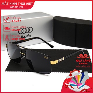 Kính phân cực polaroid nam thời trang đi nắng AD - Kính vuông nam chống tia cực tím -  Mắt Kính Thời Việt