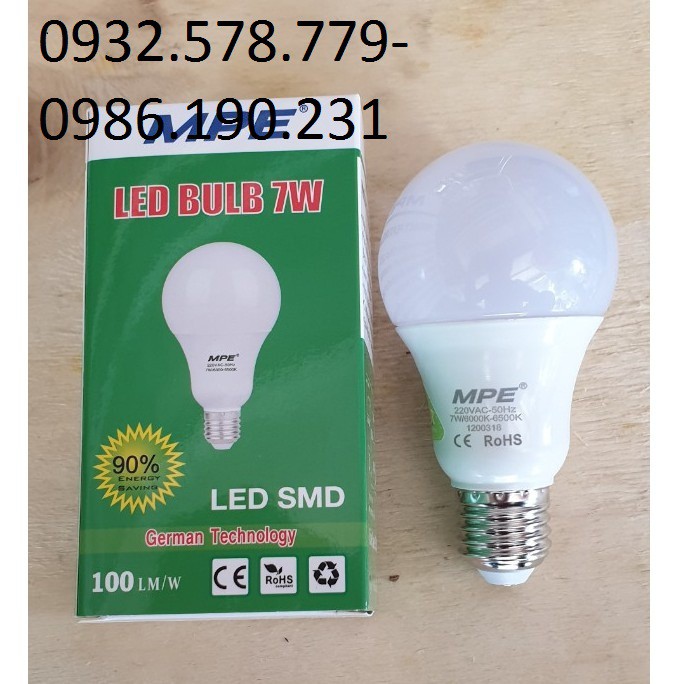 Bóng Led Bulb 7W MPE