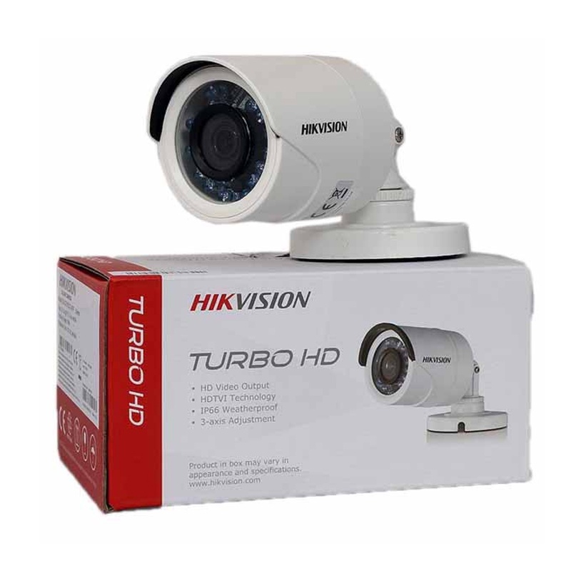 Camera HDTVI Thân trụ 2MP Full HD HIKVISION DS-2CE16D0T-IRP Vỏ Nhựa, DS-2CE16D0T-IR Vỏ Sắt 2.0 - Chính Hãng BH24TH