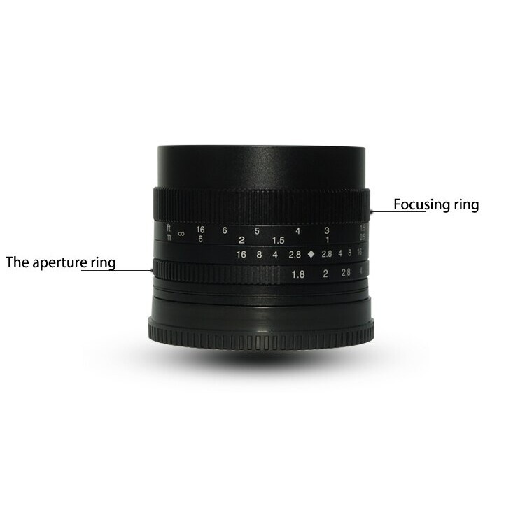 (CÓ SẴN) Ống kính 7Artisans 50mm F1.8 Mark II chân dung giá rẻ cho Fujifilm, Sony, M4/3 Olympus/Panasonic và Canon EOS M