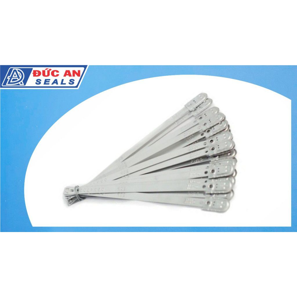 25 chiếc - Seal khóa niêm phong kẹp chì lá thép DA04