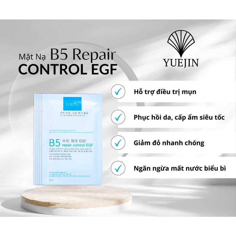 Mặt nạ chứa đầy tinh chất dưỡng ẩm siêu cấp B5 chuẩn hàn quốc