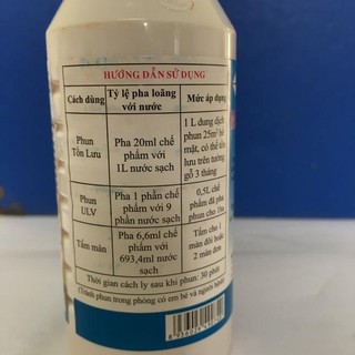 Chế phẩm trừ muỗi Map Permethrin 50EC/50OD chai 100ml