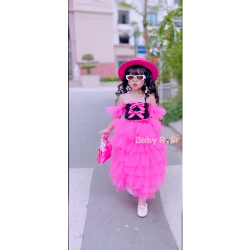 Chân váy tutu dài - bảng màu 1 cho bé gái