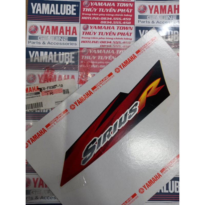 Tem (xe đen 903) SIRIUS chính hãng yamaha
