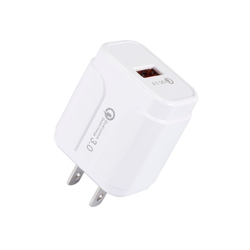 lucky* 18W Quick Charge 3.0 USB Wall Charger Fast Charging Adapter for Sony LG HTC ZTE Lenovo Moto Nokia Samsung Galaxy Smart Phones Accessories