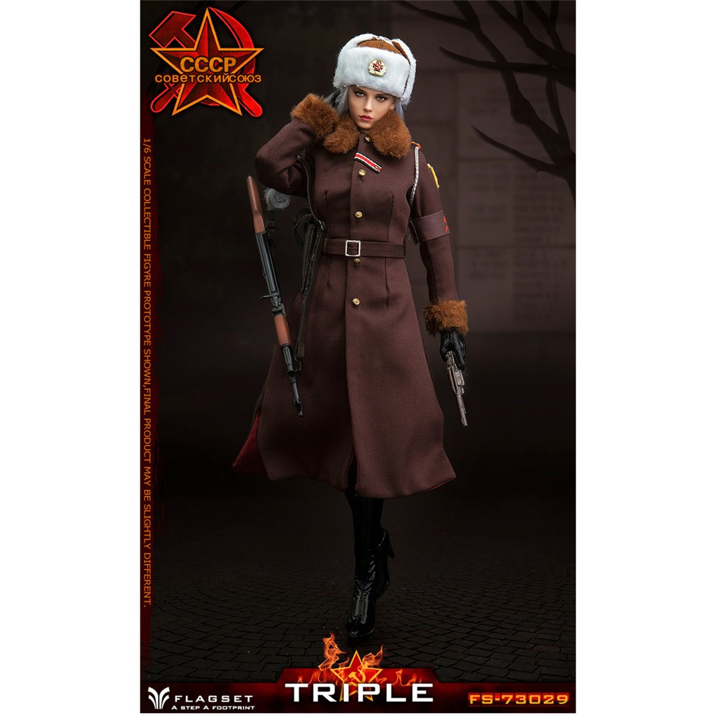 [Order] Mô hình lính nữ 1:6 FLAGSET 73029 Katyusha Red Alert Soviet