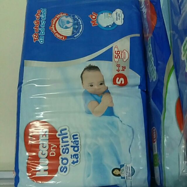 Tã dán huggies size size s 56 miếng mẫu mới