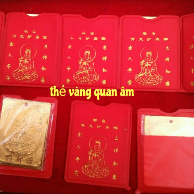 10 Thẻ vàng bình an